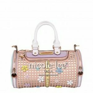SELINA FLORAL PASTEL BARREL BAG